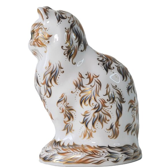 Royal Crown Derby “FIFI” Cat Paperweight – Rare / Discontinued (2012) - Picture 6 of 11